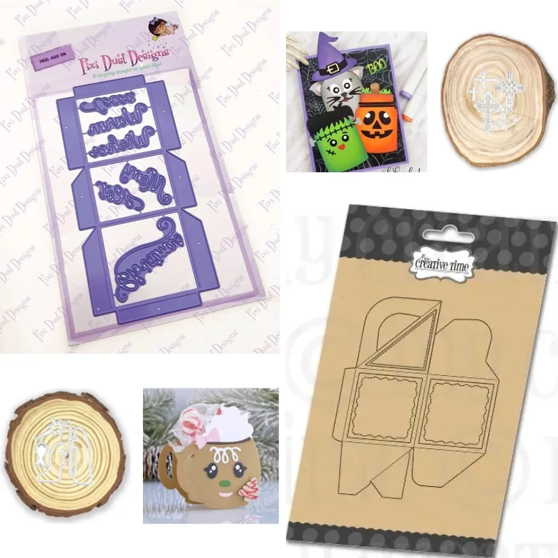 Halloween Mason Jars Balloon Cross Metal Cutting Dies Scrapbook Diary Decoration Stencil Embossing Template DIY Greeting Card