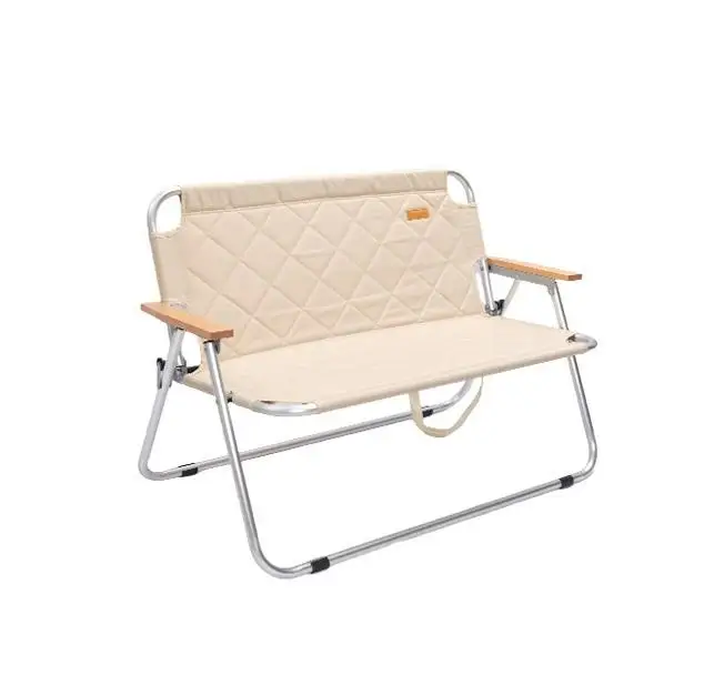 Outdoor Portable Double-Person Chair for Camping, Hiking, Driving, Foldable Chair