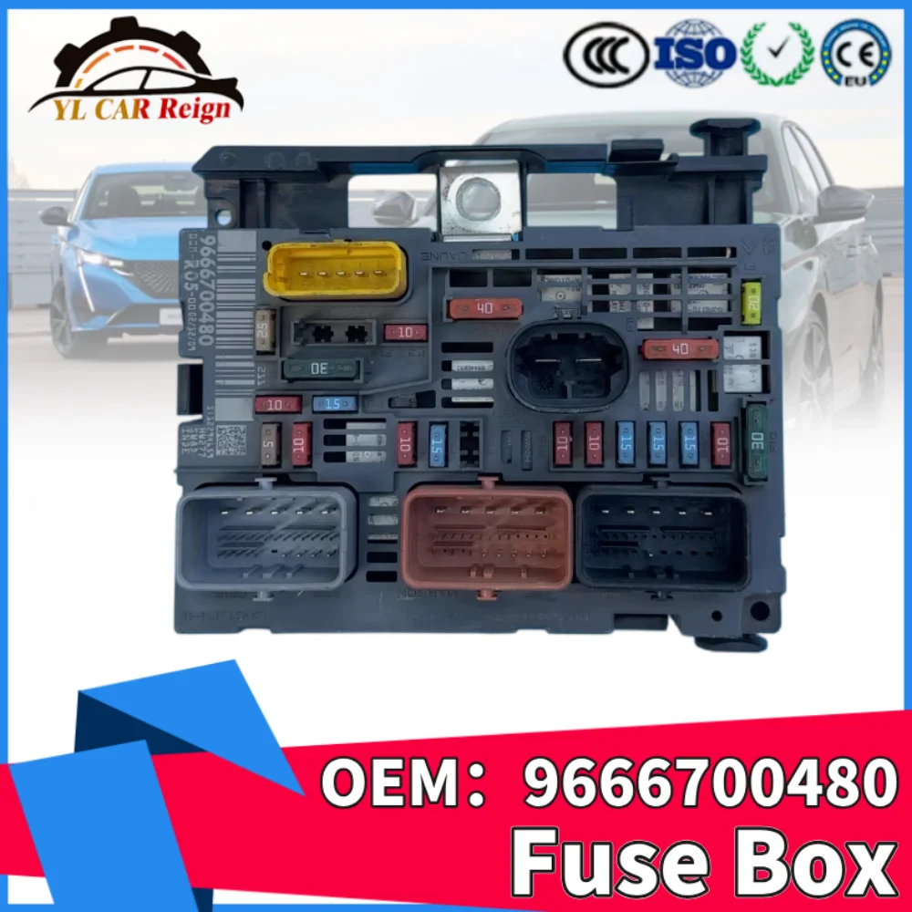 For Peugeot 307 408 308 Citroen C4 BSM R05=R20 9666700480 Fuse Box Unit Assembly Genuine Original Refurbished Tested