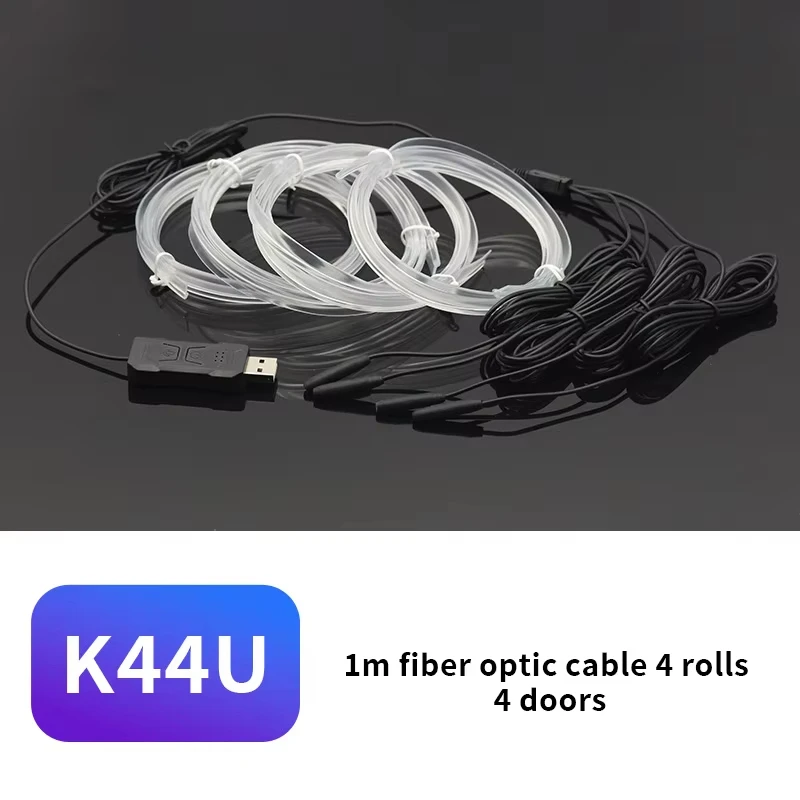 

Светодиодные ленты холодного света для салона автомобиля, декор консоли приборной панели 1-5 м