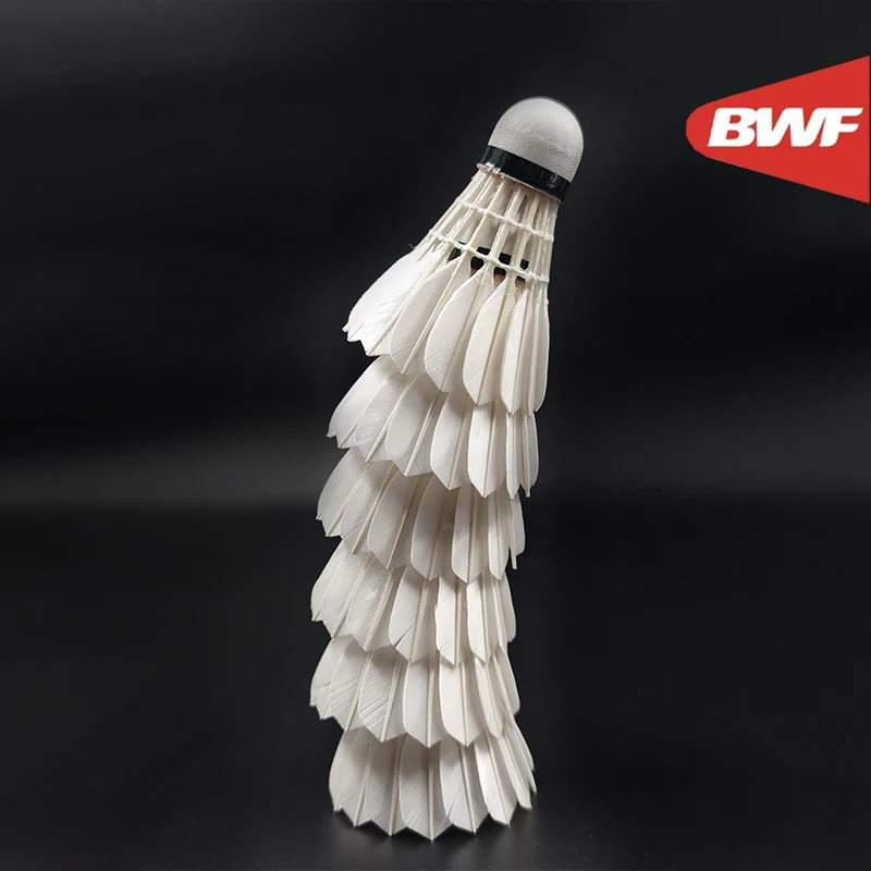 

Профессиональный класс BWF, одобренные D80, воланы для бадминтона, высокопрочный 3в1, мяч из гусиных перьев, натуральное дерево, пробка, спорт