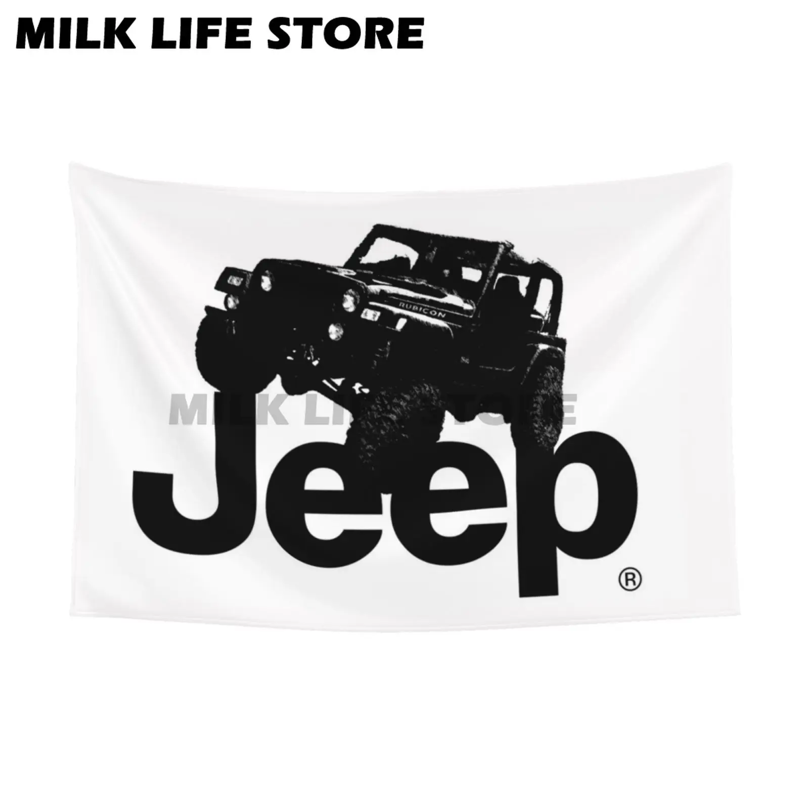 3x5 Ft J-Jeeps Racing Flag Polyester Printed Cars Flags for Room Garage Home Bar Decor