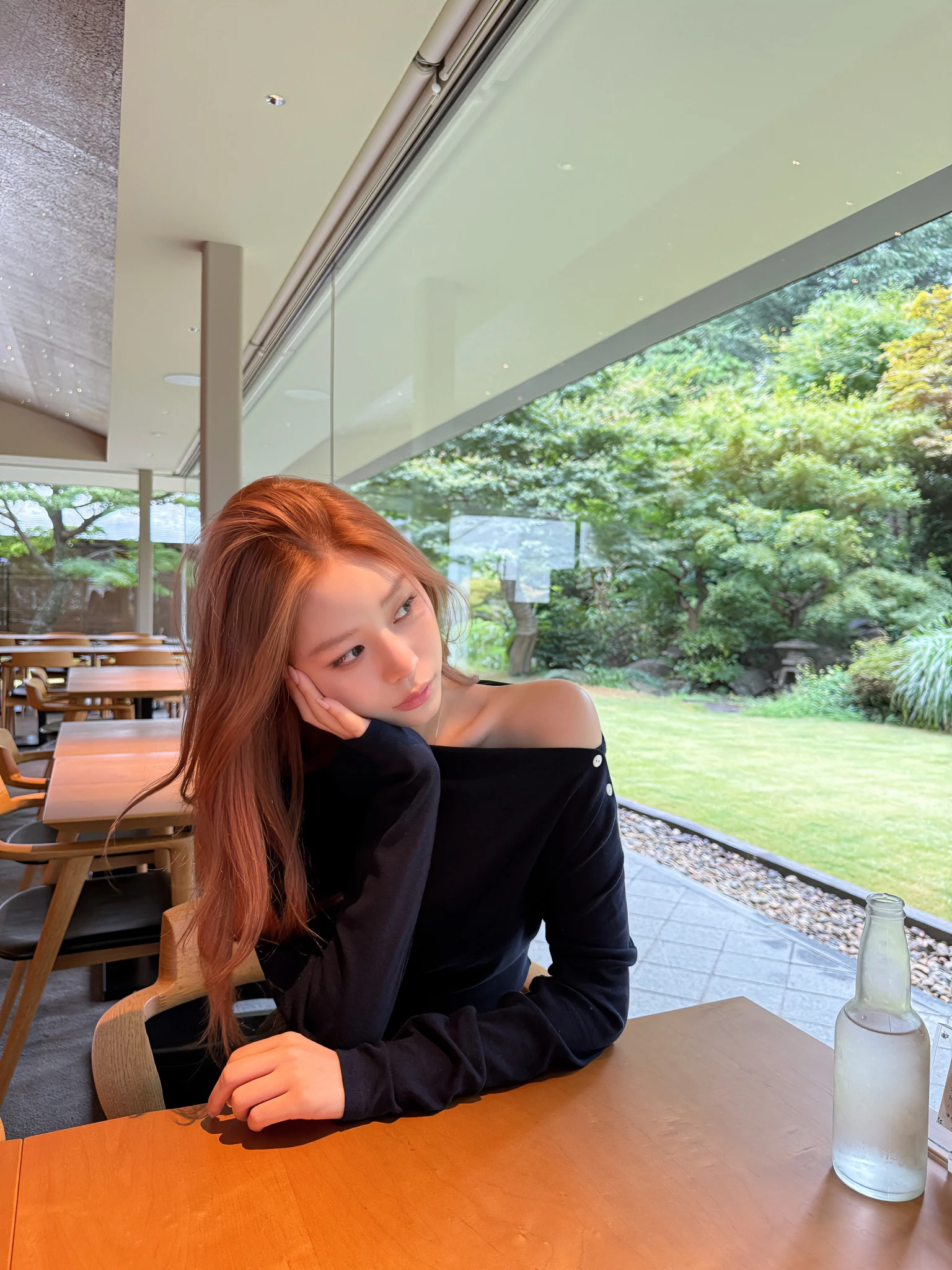 

Casual Sle Long Sve Blue Button up irt Women's High Waist Slant oulder Design Cotton Blend Comfortable Fit T-irt