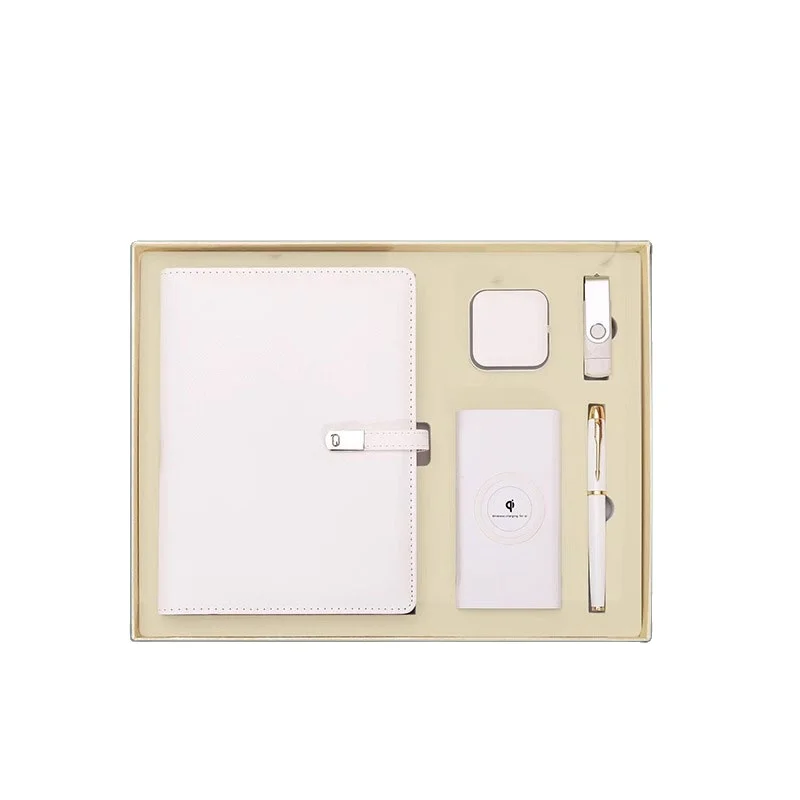 

2025customized.A5 loose-leaf notebook notebook and stylus pen and power-bank and USB and data sets 245026