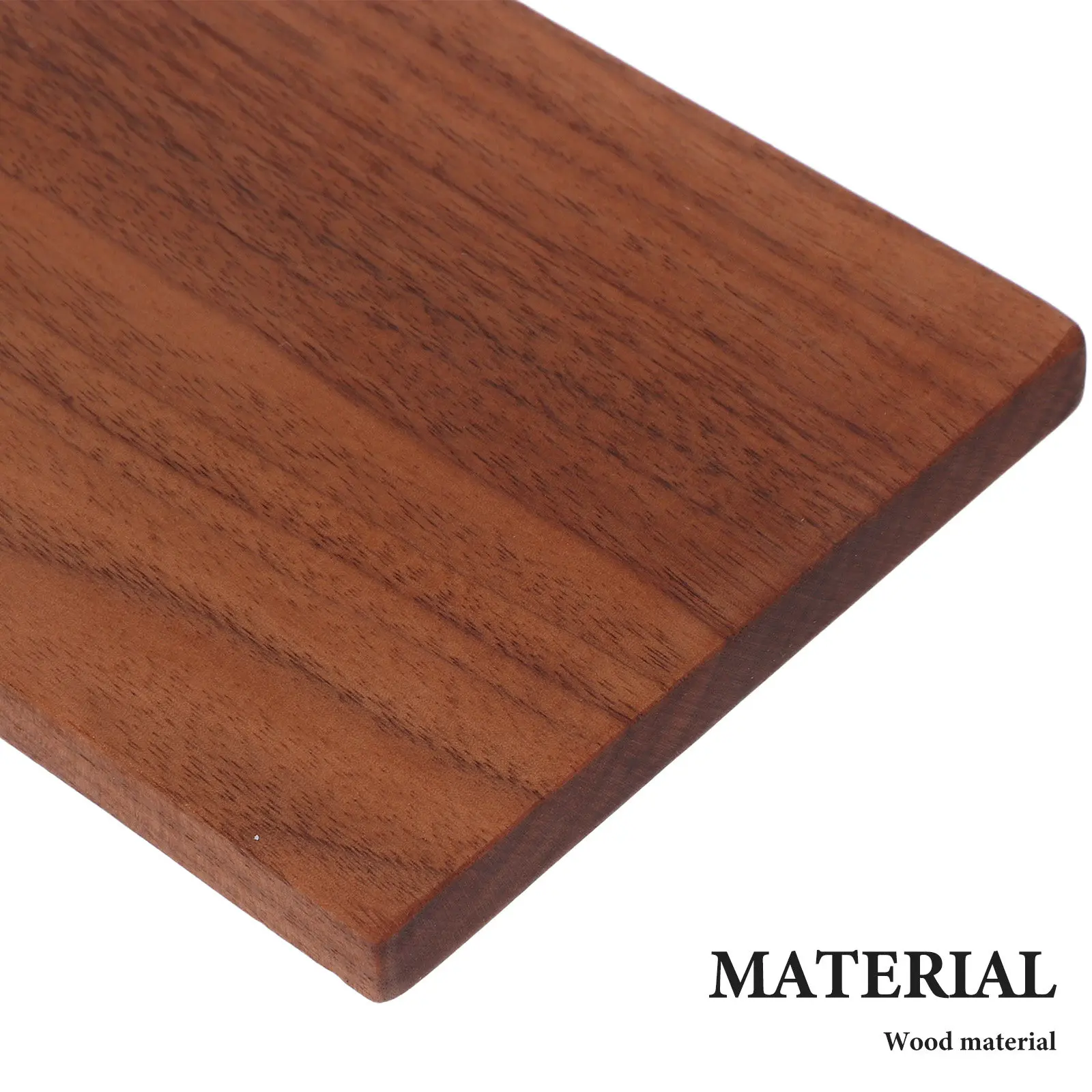 2Pcs Solid Walnut Wood Boards Natural Grain 20x10cm 1Cm Thick DIY Craft Panels Table Tops Furniture Projects Home Decor