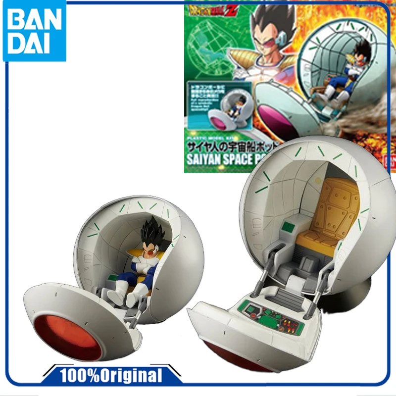 Bandai original figura-rise mecânica máquina de tempo anime figura de ação montagem modelo brinquedos modelo colecionável ornamentos gif