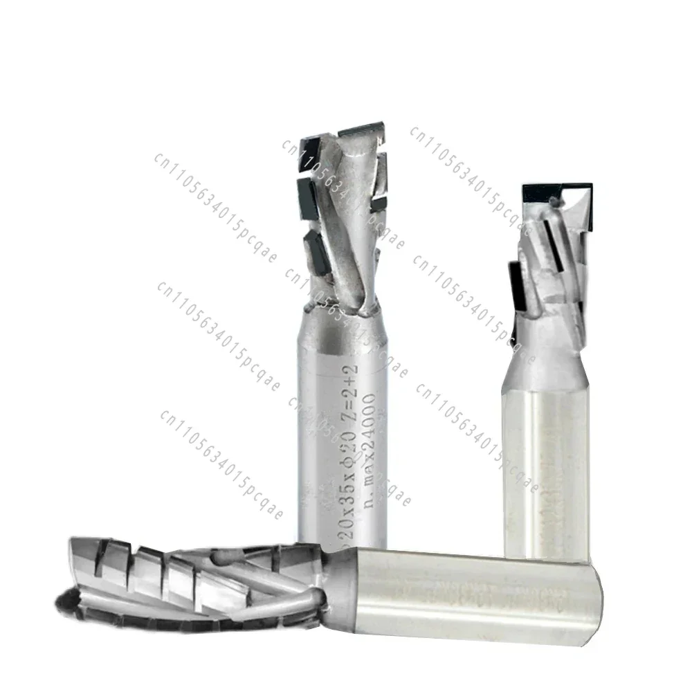 PCD Diamond Spiral Milling Cutter Corn End Mill CNC Tool for Silicate Board Anti-Bite MDF Solid Wood