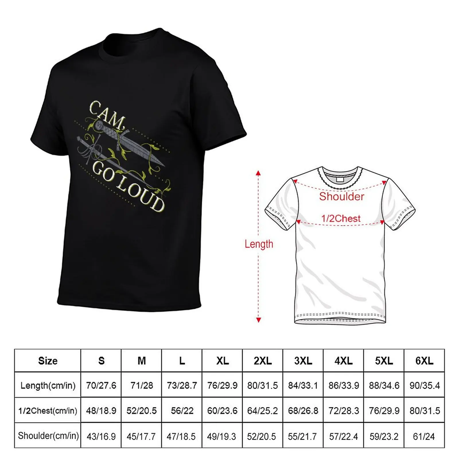 Go Loud, Sixth House T-Shirt Quick Dry Fishing T-Shirt