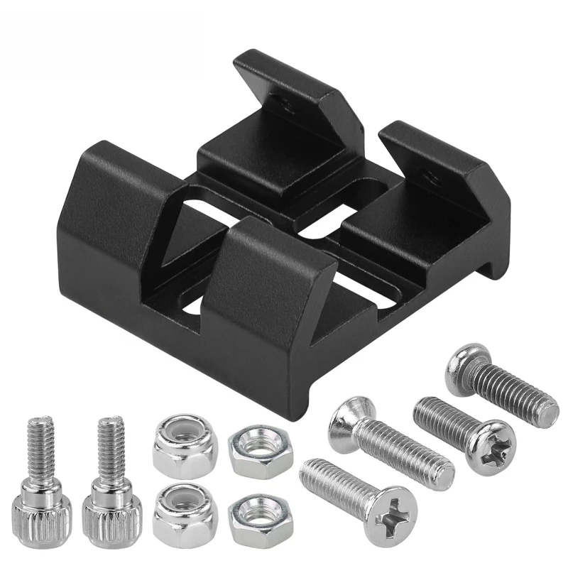 Telescope Accessory – All-Metal black Short Dovetail for Guide Scope | Heavy-Duty Aluminum Mounting Base with M4 Screws