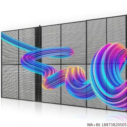 

Светодиодный дисплей Новый прозрачный экран P3.91 P7.82, цифровая вывеска и дисплеи, прозрачный стеклянный экран по более низкой цене