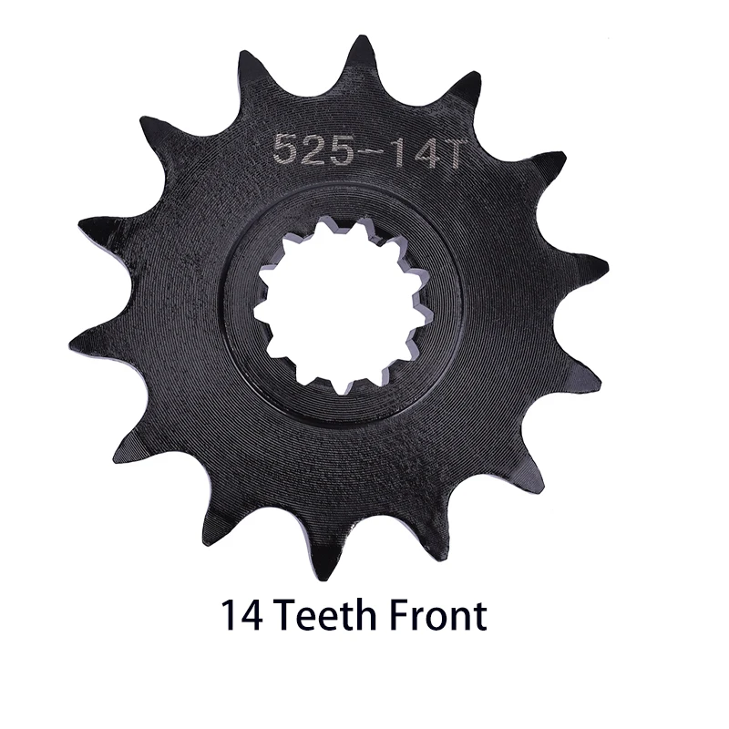 525 سلسلة دراجة نارية 14 T الجبهة 44T 46T الخلفية ضرس عدة ل Benelli BN302 500 ليونسينو 502X اليورو 4 502C كروزر BN600i BN600 #2