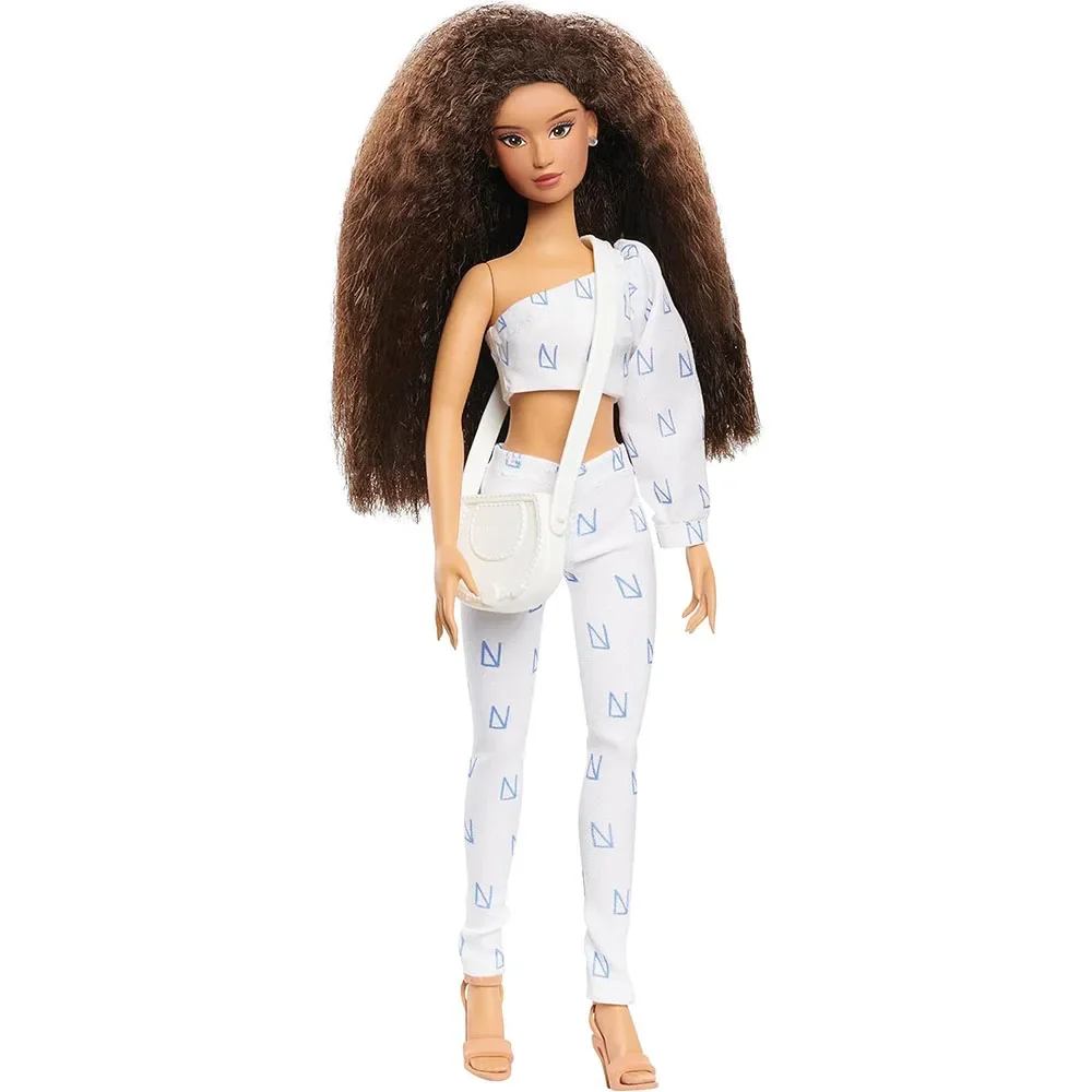 11.5-inch Grace Fashion Doll and Accessories with 4B Pattern Barber Brown Skin Collection Doll
