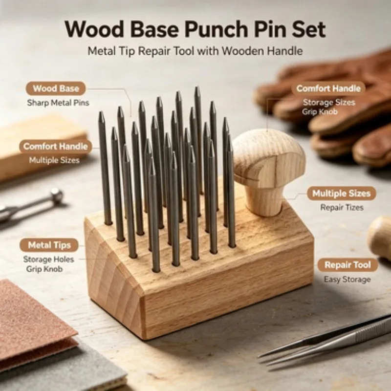 Bead Setting Fixing Pins Nails 23 Pcs Complete Kit Professional Jewelry Gemstone Inlay Holding Hand Craft Working Tool