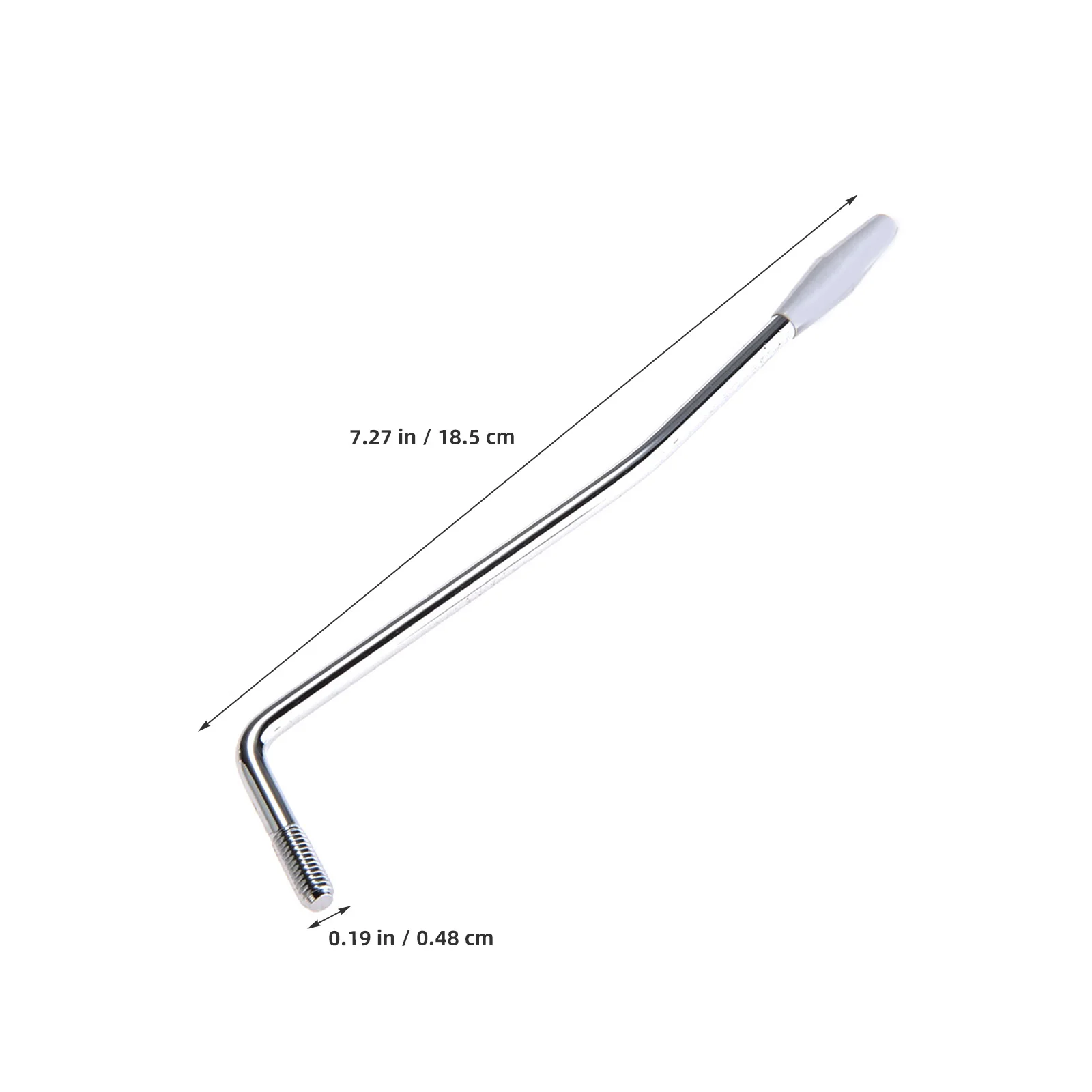 4 pièces guitare électrique Tremolo bras blanc 5Mm léger Portable Tremolo Vibrato Whammy barre pour pont de guitare électrique