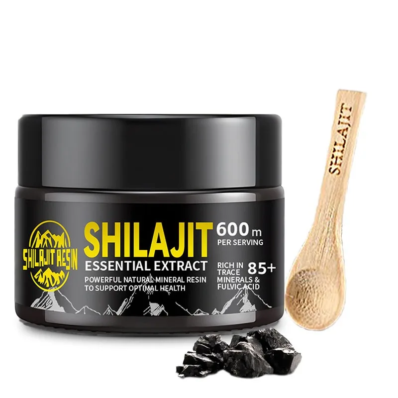 

Натуральные гималайские минеральные добавки Shilajit высокой чистоты, 600 мг, с более 85 минералами и фульвовой кислотой для мужской энергетической стамины