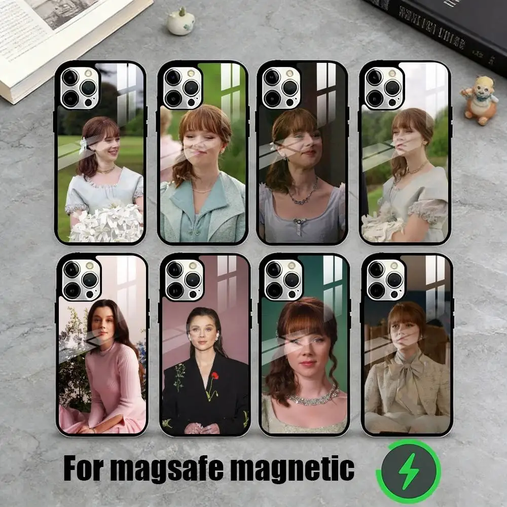 

C-Claudia Jessie TV Star Aesthetic Phone Case For iPhone17,16,15,14,13,12,11 Plus,Pro Magnetic with Magsafe Wireless Charging