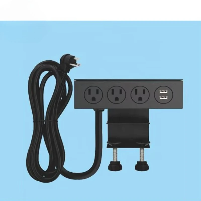 

Настольный USB-концентратор с 2 розетками переменного тока и быстрой зарядкой для рабочих станций