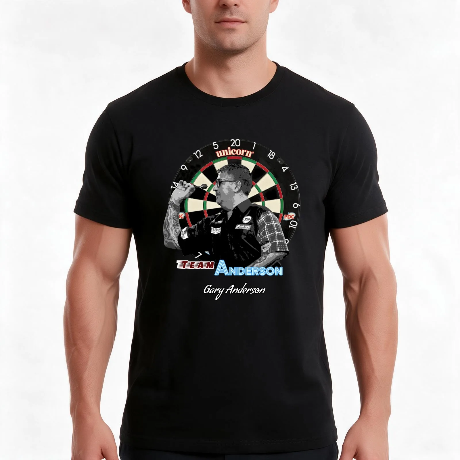 Gary Anderson The Flying Scotsman T-Shirt Summer Casual Cotton Tee Oversized Streetwear Tops Vintage Graphic Print