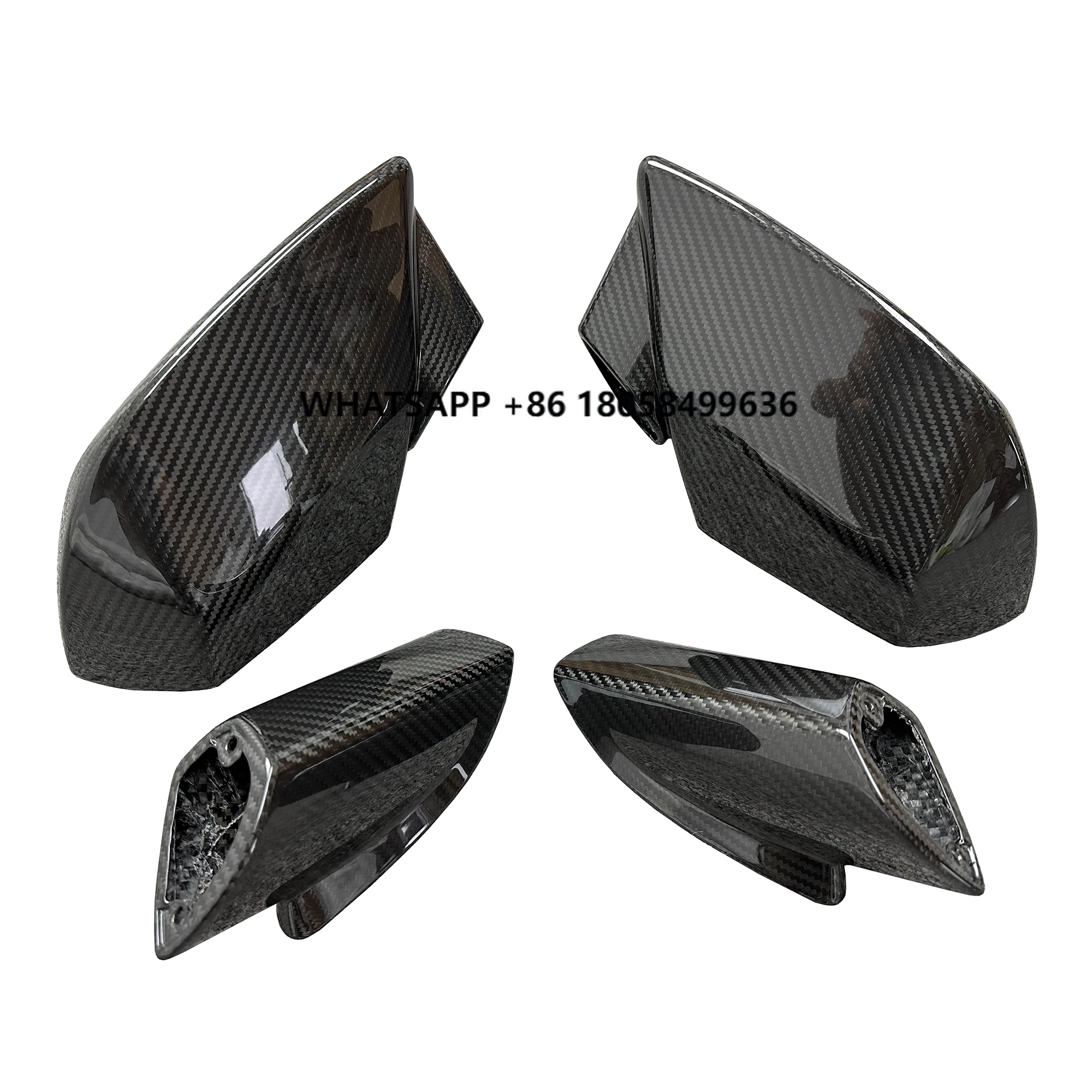 

Dry Carbon Fiber Mirror Cover Replacement Side Mirror for Lambo 2014-2018 Huracan LP580 LP610
