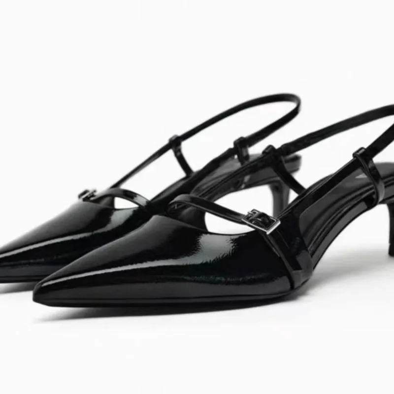 

Luxury High-heeled Women's Sandals Pointed Tip Stiletto Women's Pumps and Heels Fashion Banquet Womens Shoes Sandalias De Mujer