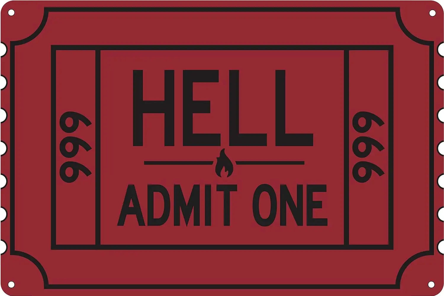 Toothsome Studios Hell Admit One Ticket 12