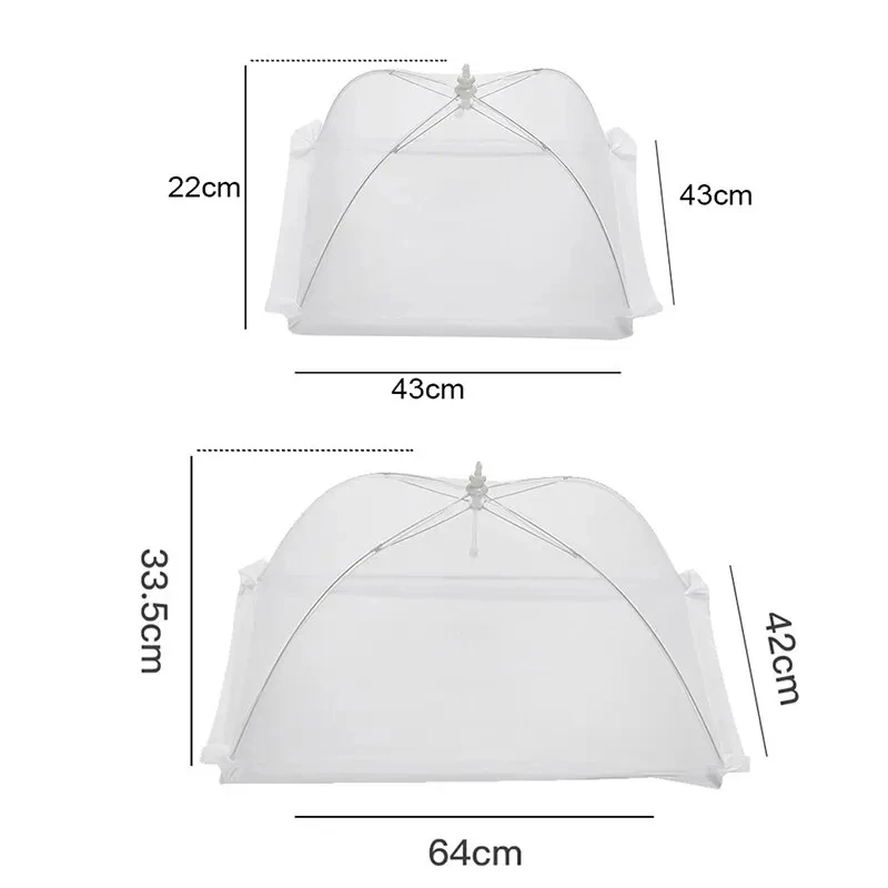 Food Cover Mesh Folding Washable Flies Tables Cover Insect Proof Protective Dish Covers Home Kitchen Storage Accessaries images - 6