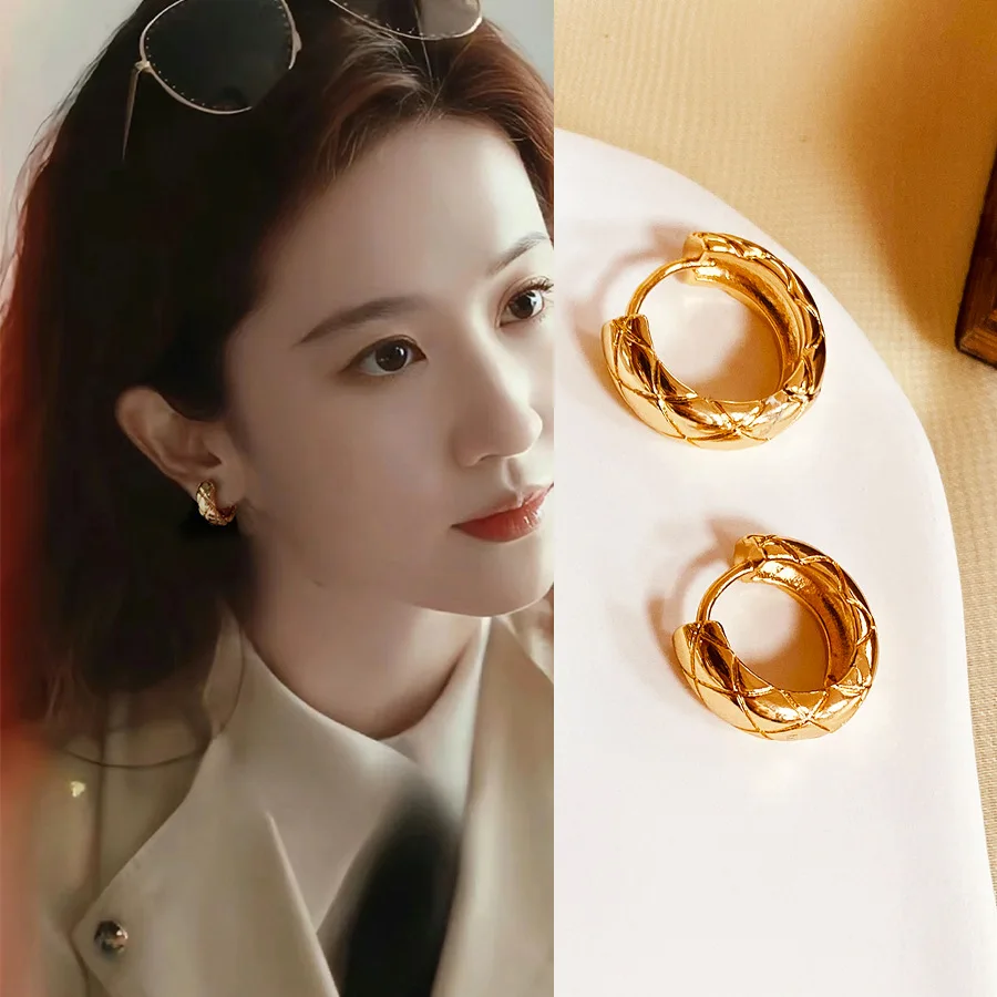 925 أقراط من الفضة الاسترليني مزاجه بسيط للنساء اكسسوارات مجوهرات الزفاف #2