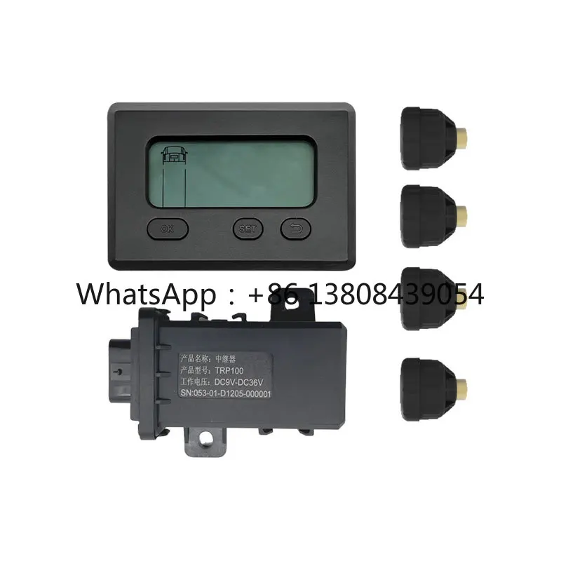 

Новейшая система контроля давления в шинах (TPMS) RS232 для автомобилей, 4-колесная, 18-колесная, с датчиками давления в шинах