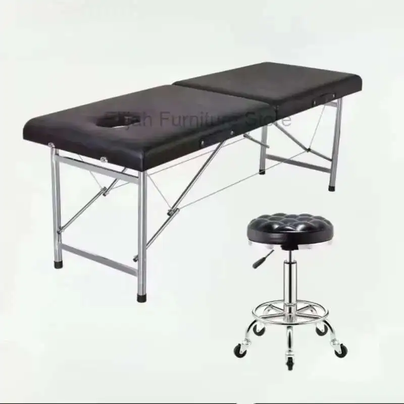 Bed Folding Chair Beauty Massage Table Equipment Beds Tattoo Salon Professional Chiropractic Thai Pilates Lit Pliant Portable
