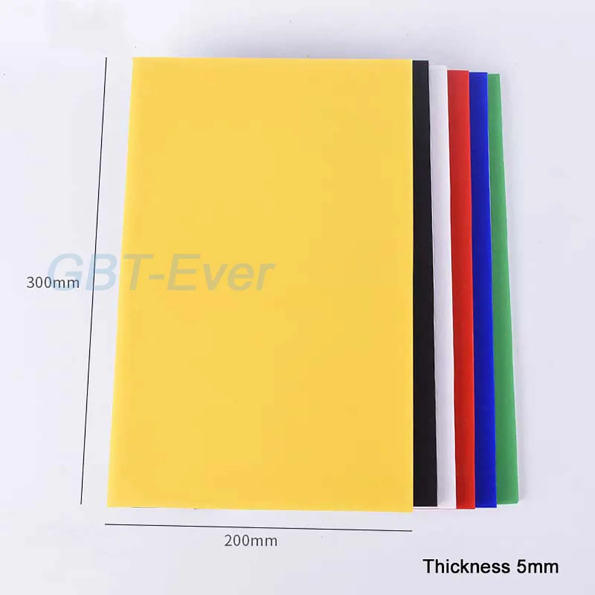 2Pcs 6 Color Thickness 5mm KT Board Size 200x300mm Craft Foam Sheets for RC Plane Model Handmade Model Making Materials