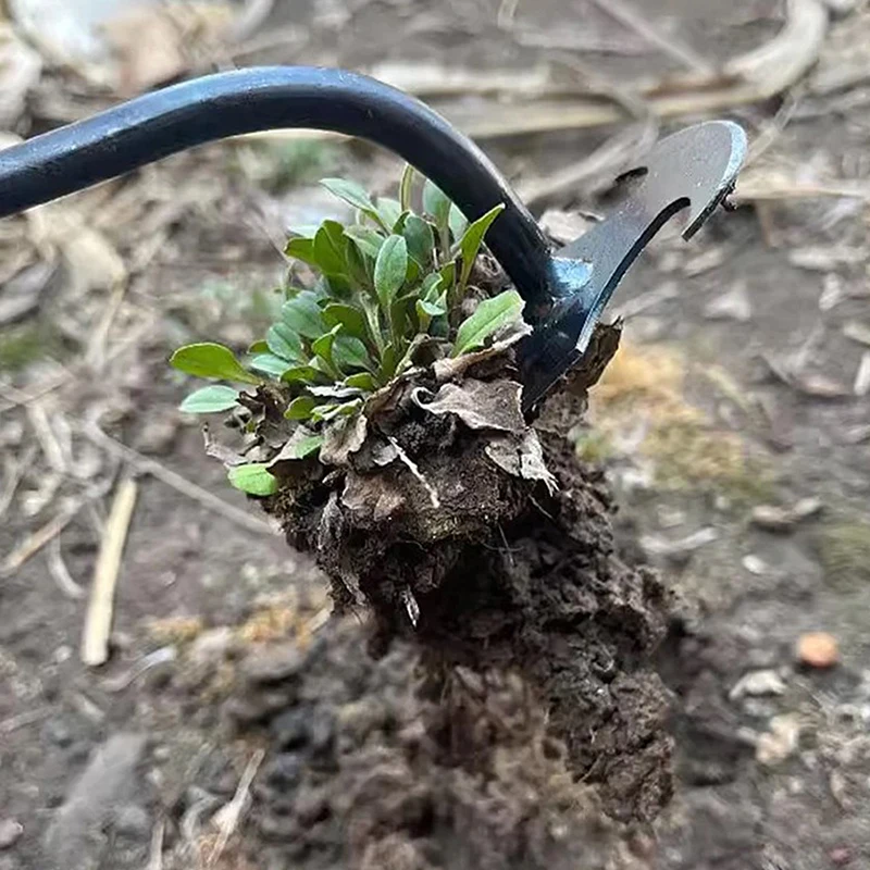 Mangan Stahl Garten Unkraut Gras Wurzeln lose Boden Hand Unkraut Entfernung Abzieher Gartengeräte multifunktion ale Unkraut vernichter