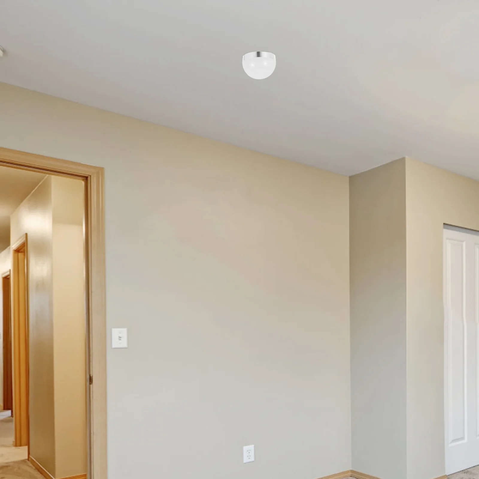 

Anti-Fog Bulb Shade Half Round Diffuser Cover For Led Bulb Socket Bracket Lamp Parts Easy Install Vintage Style Lighting