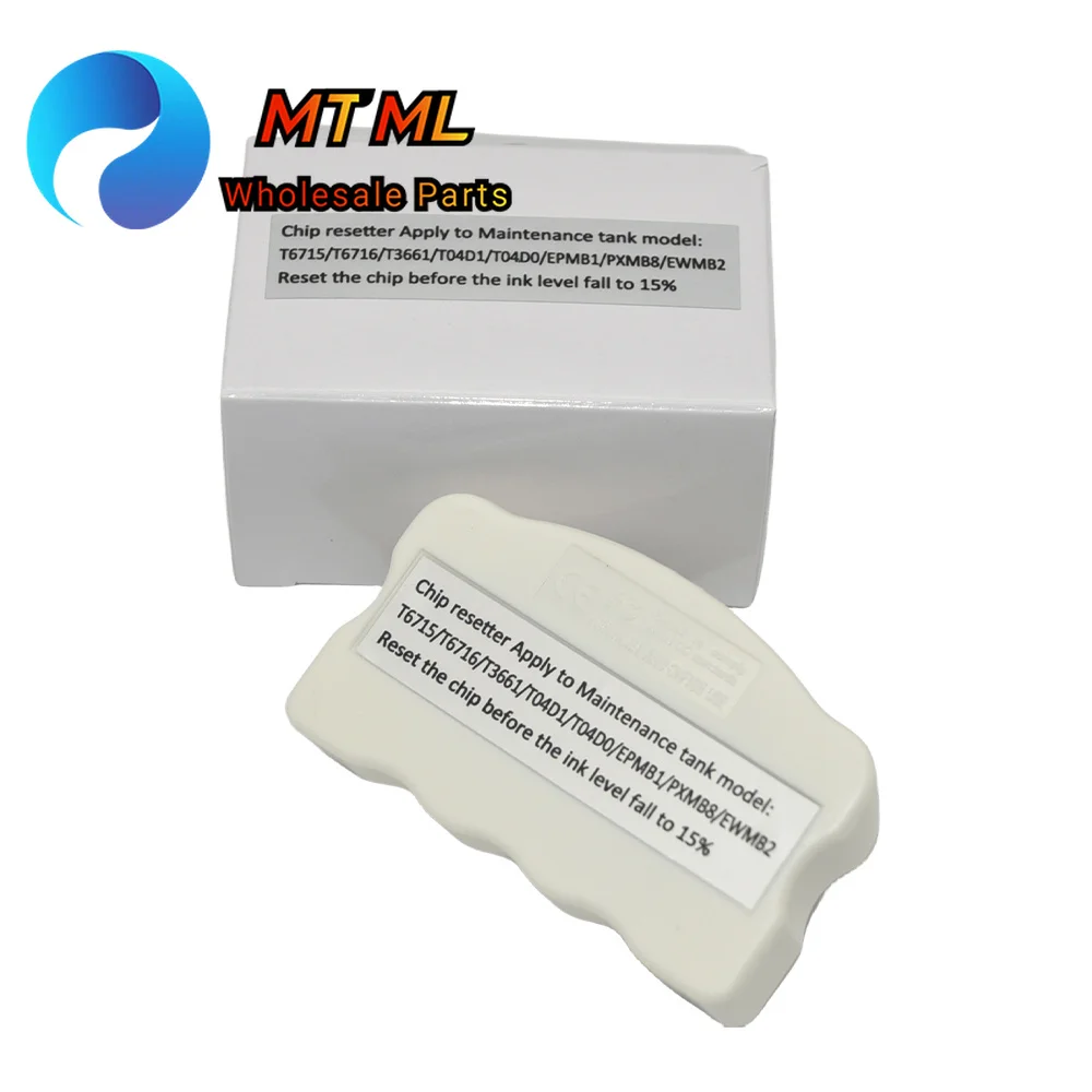 

T6716 T04D1 T04d0 T3661 Сброс чипа резервуара для обслуживания для Epson WF-M5799 C5710 C5790 C5290 C5210 XP-15000 XP-6000 L6170 L6190