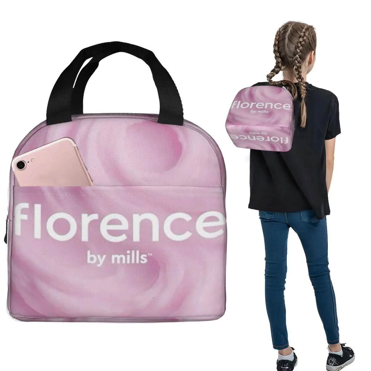 

Термосумка для обедов Florence By Mills для женщин и детей, портативная сумка-холодильник для еды, термосумка-тоут