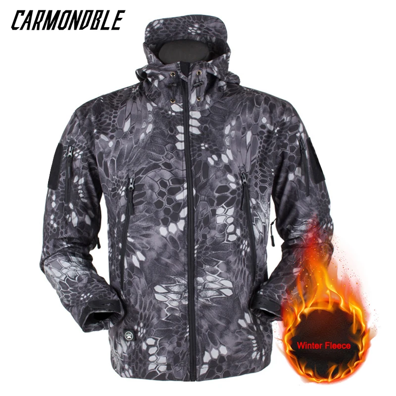 CARMONDBLE Camouflage Cycling Jacket Windproof Waterproof Bicycle Windbreaker THermal Bike Clothing Chubasquero Ciclismo Hombre