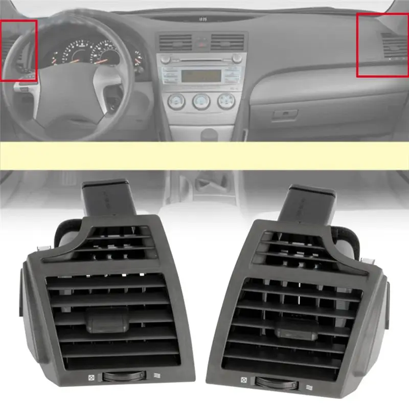 AEE5-1Set Car Dash Side AC Air Conditioner Vent Outlet Panel Grille For Toyota Camry Aurion ACV40 GSV40 US Version 2007-2013 view 3
