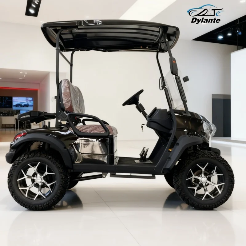 

Wholesale Luxurious Golf Car 2 Seats 60V 72V Lithium Battery 120 km Traveling Range Electric Golf Cart Free Custom Color