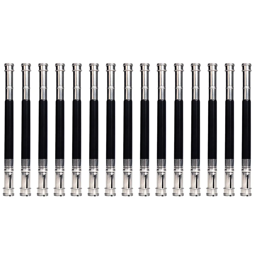 15pcs Pencil Extender Holder Double-End Color Pencil Lengthener for Standard & Mechanical Pencils