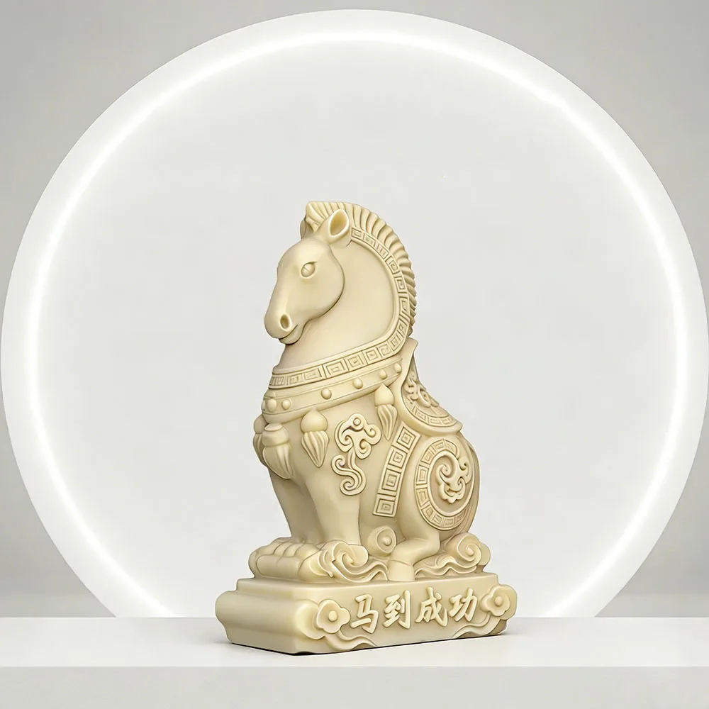 Feng Shui Lucky Horse Silicone Mold 