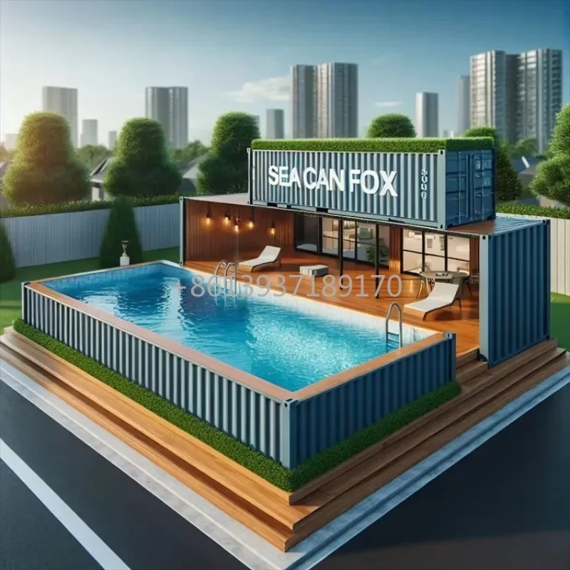 Wholesale Shipping Container Swimming Pool Underground Swim Pools for Villa