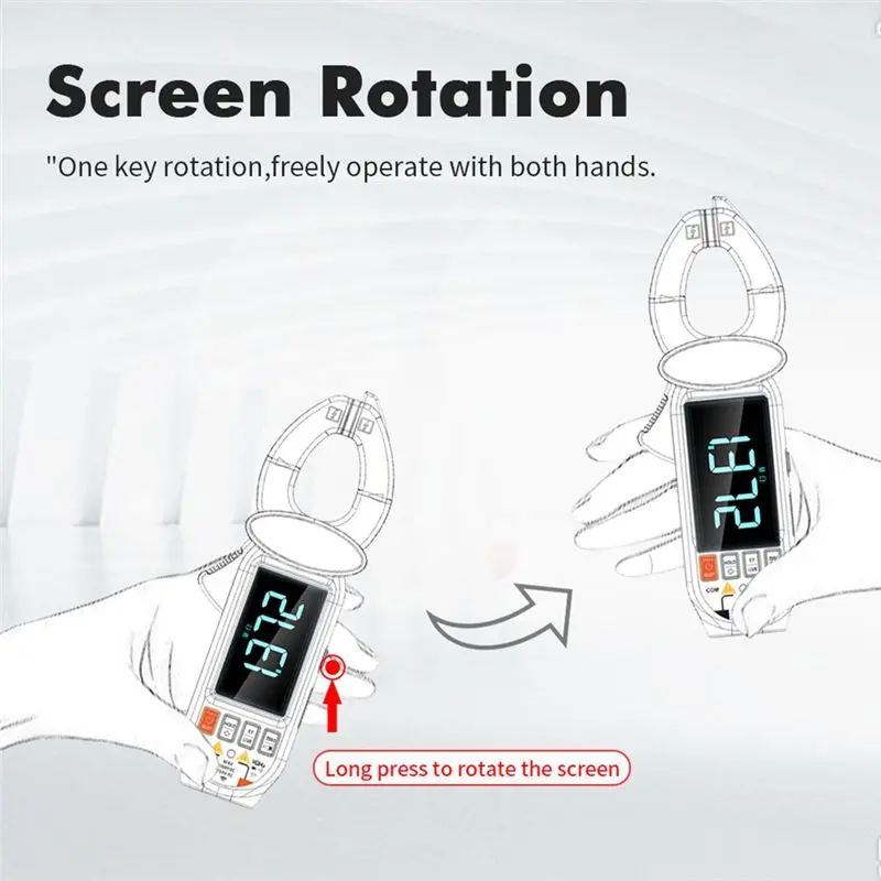 M05K  268B Intelligent Large Screen AC-DC Leakage Meter 600MA-60A Multi-Function Leakage Current Meter