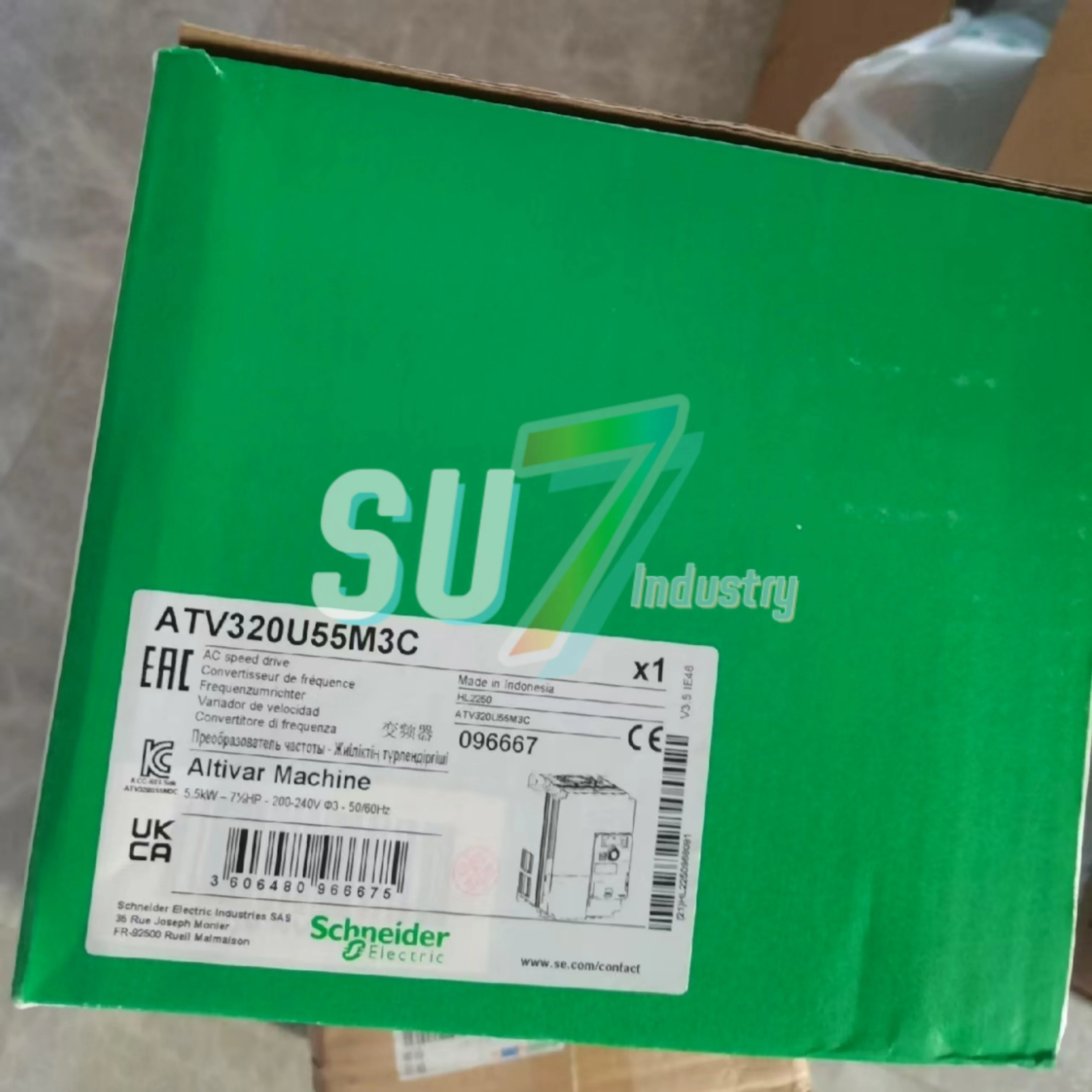 インバーター新オリジナル ATV320U40N4C ATV320U55M3C ATV320U55N4B