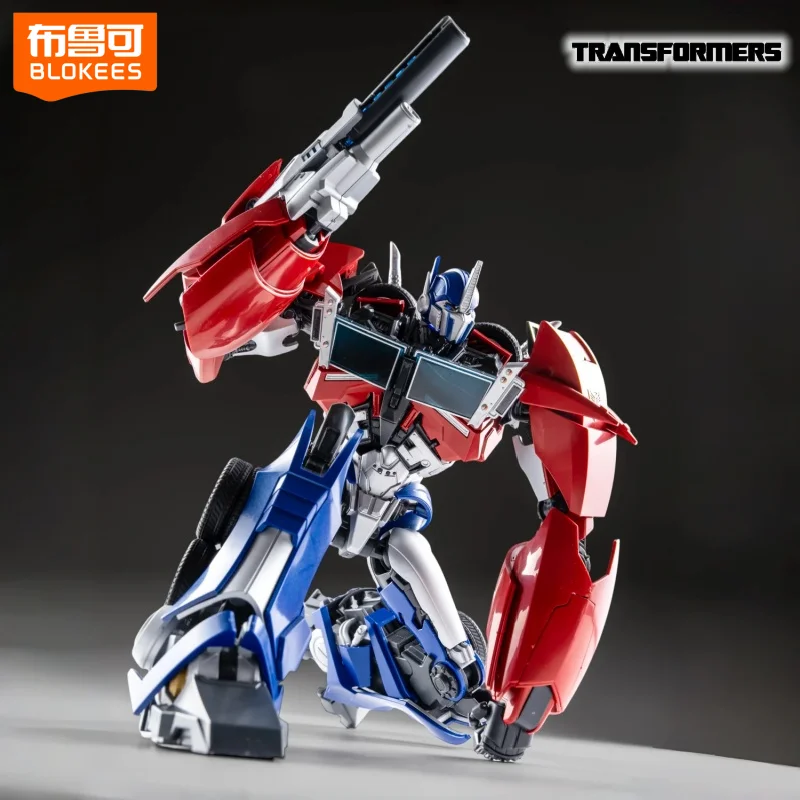 BLOKEES ‌Transformers‌ Legendary Assembled Building Block Optimus Prime Anime Cartoon Toy Model Desktop Ornaments Holiday Gifts