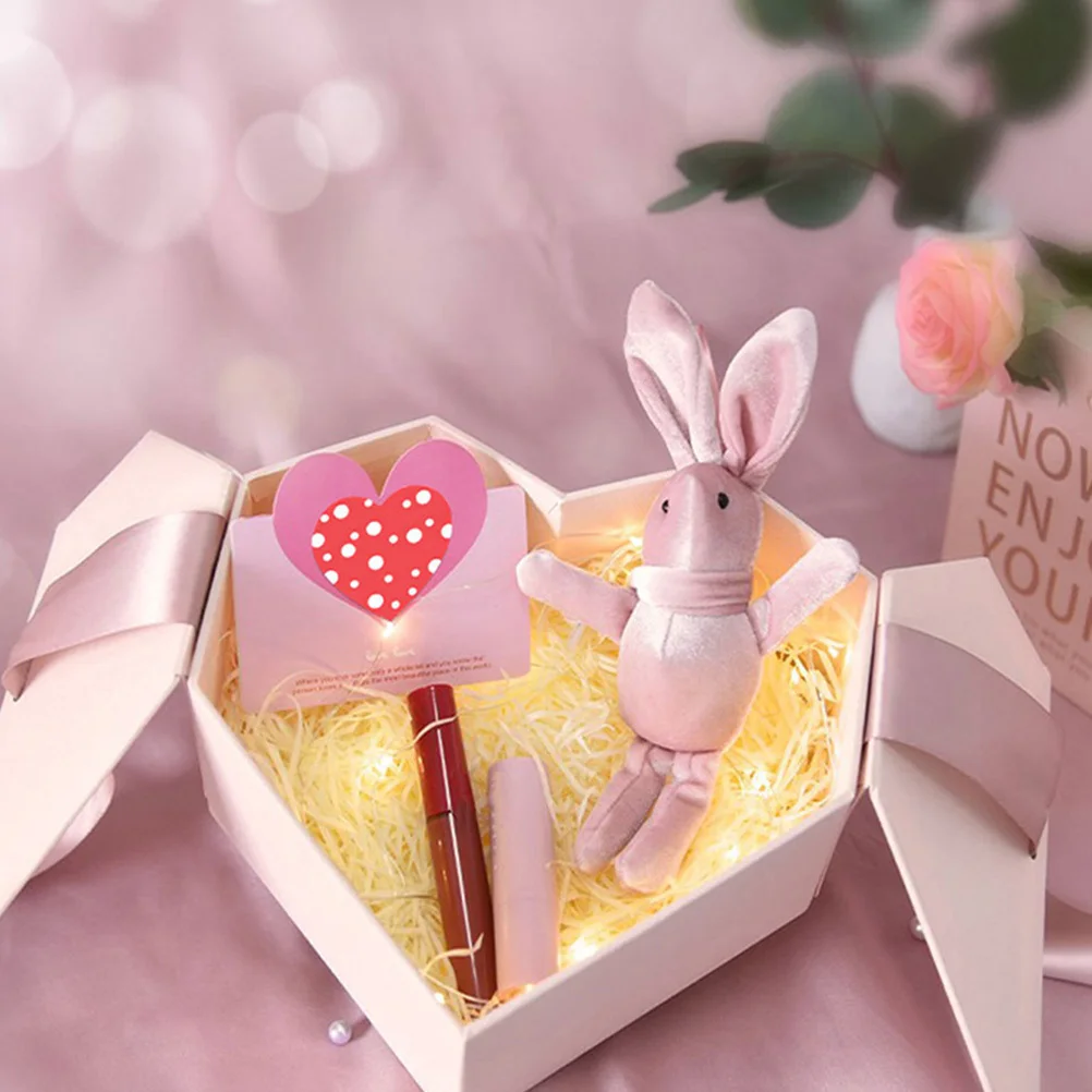 3 Rolls Heart Shape Sealing Stickers Valentine's Day Gift Sticker Labels Self Adhesive Decorative Sealing Decals for Cards Bags