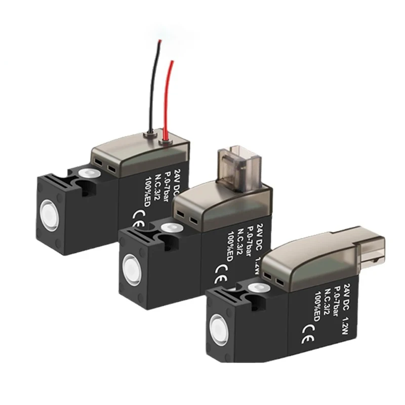 10mm air valve，miniature solenoid valve,  30Hz two-position three-way control valve, 24V12V6V vacuum valve