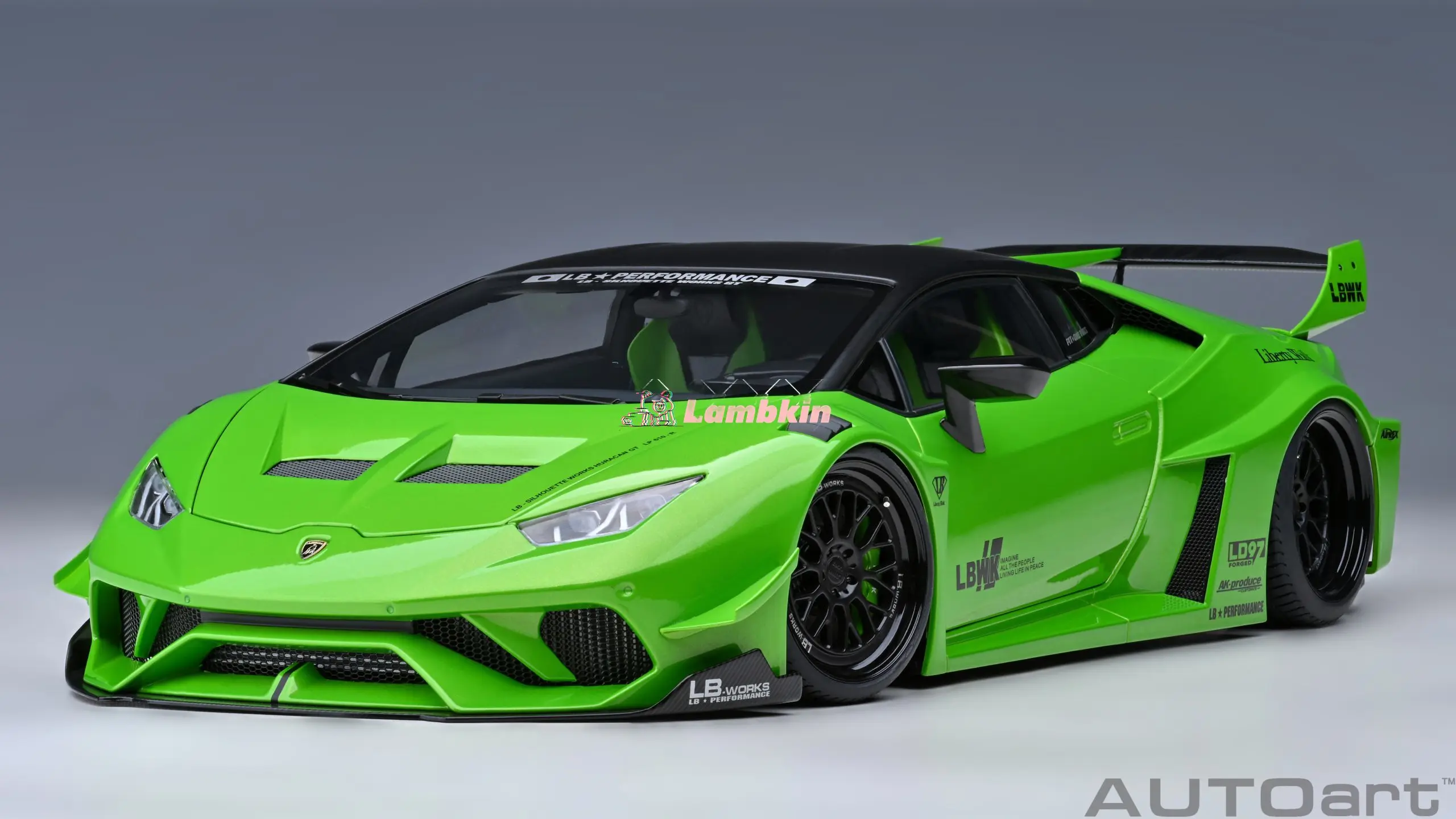 Autoart 1/18 For Lamborghini LIBERTY WALK LB HURACAN GT Car Model