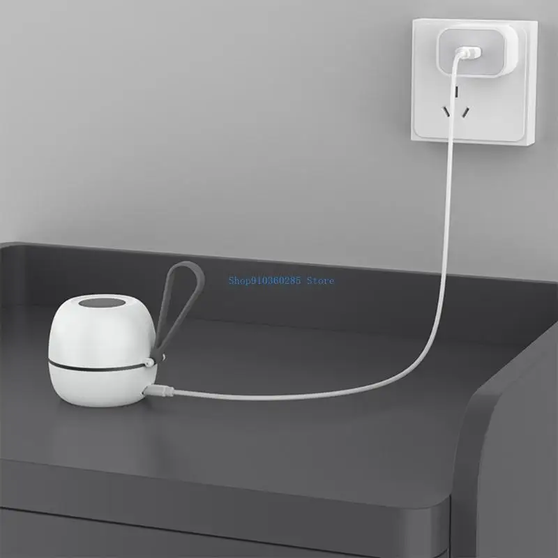 Soporte para chupete bebé K9FF, caja almacenamiento portátil, contenedor con indicador carga