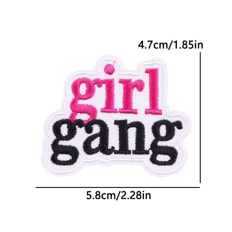 Humorous Text Patch Iron On Embroidered Patches For Clothing Thermaldhesive Patches On Clothes Stickers DIY Cartoon Badge Sewing