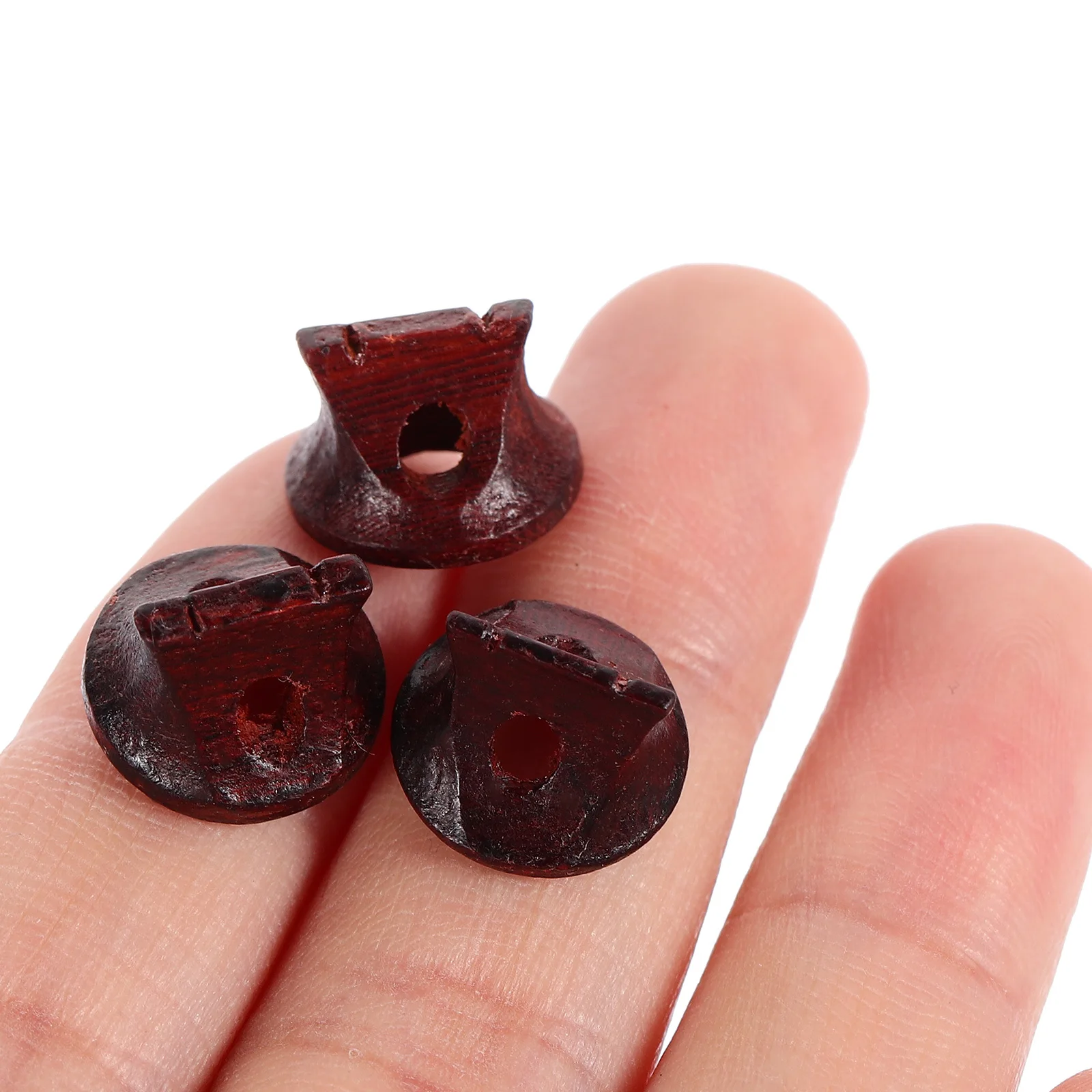 

3pcs Purple Sandalwood Erhu Bridges Replacement Parts For String Instruments Durable Wooden Bridge Tailpiece Upgrade Rosewood