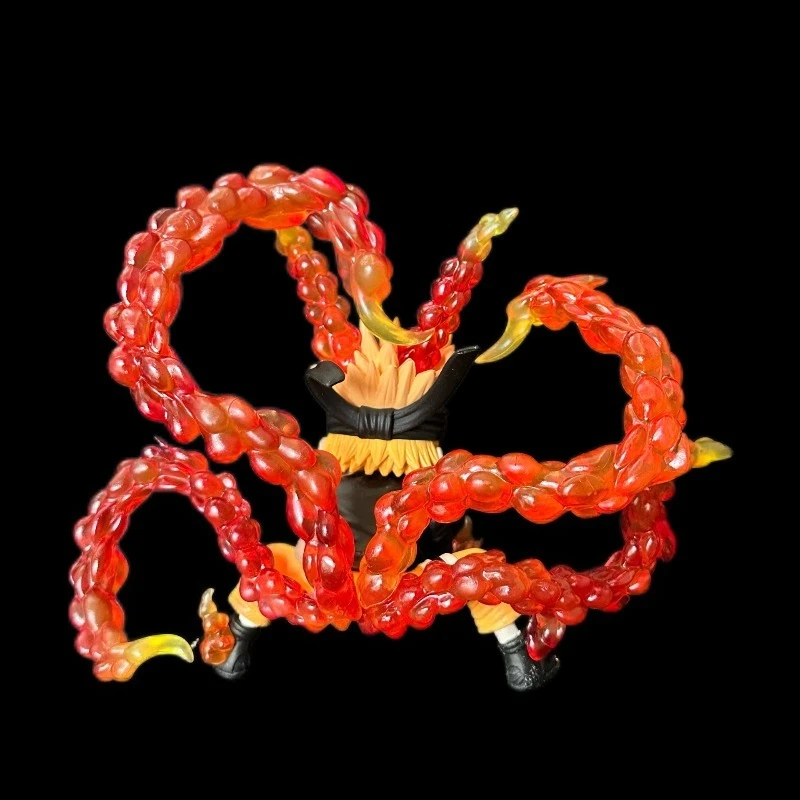 Naruto Bijuu-modus van 13 cm |   Kurama Rampage gevechtsfiguur |   Anime Desktop Decor Cadeau Ornament